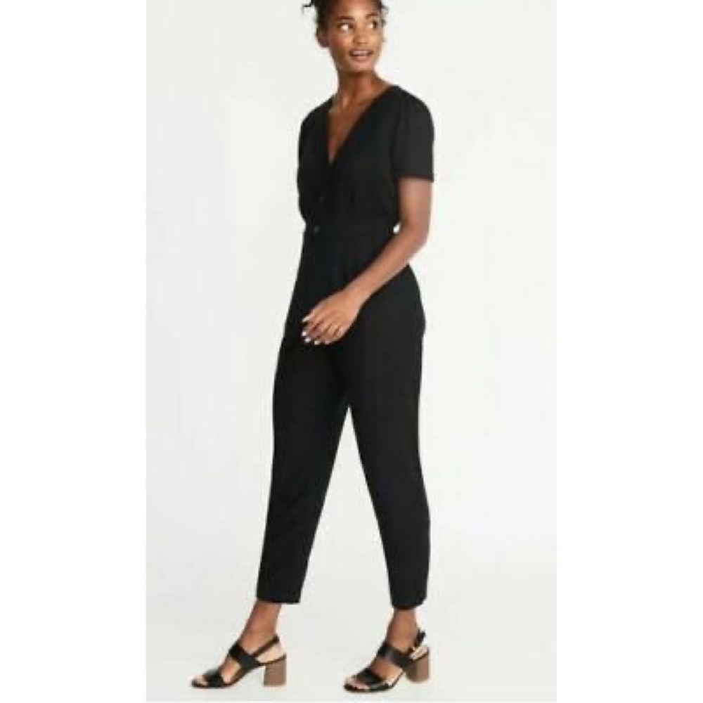 old navy linen jumpsuit